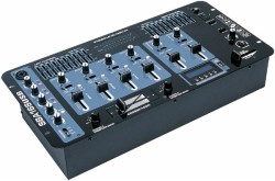 4 channel DJ Mixer with USB & LCD display