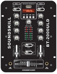 2 channel DJ Mixer with USB & Led display