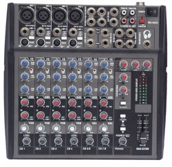 8 channel small Audio Mixer